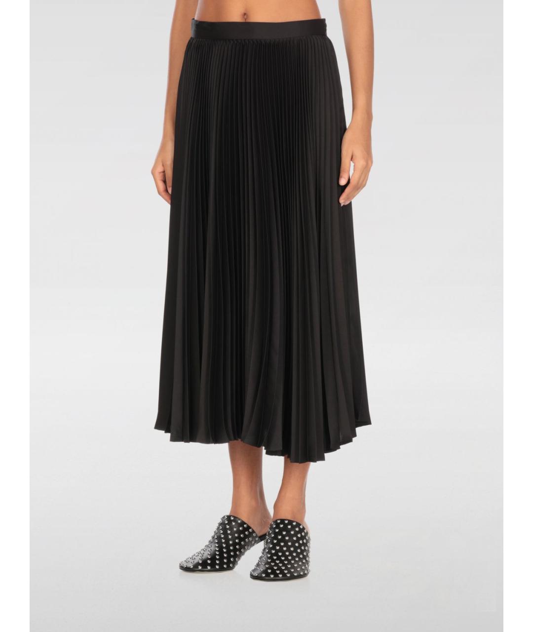 JIL SANDER Черная юбка миди, фото 2
