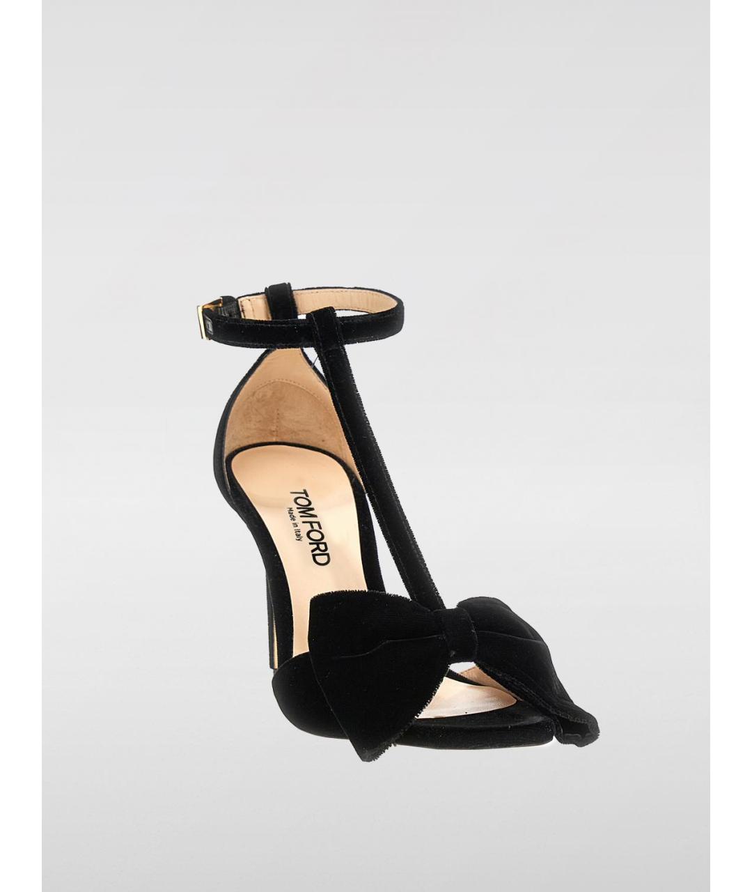 TOM FORD Черные босоножки, фото 2