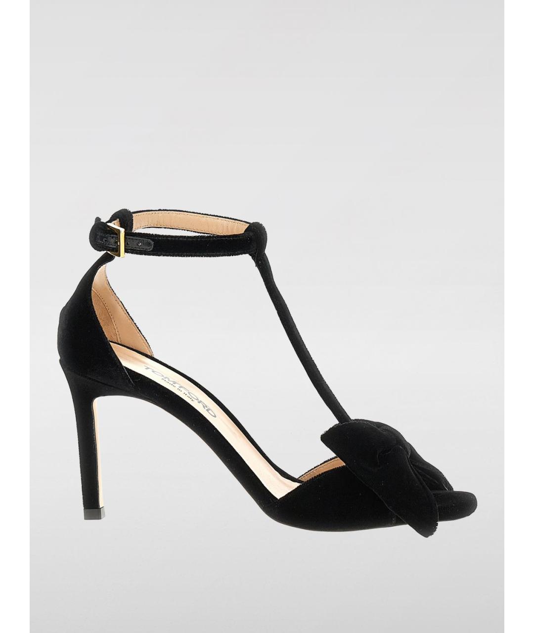 TOM FORD Черные босоножки, фото 5