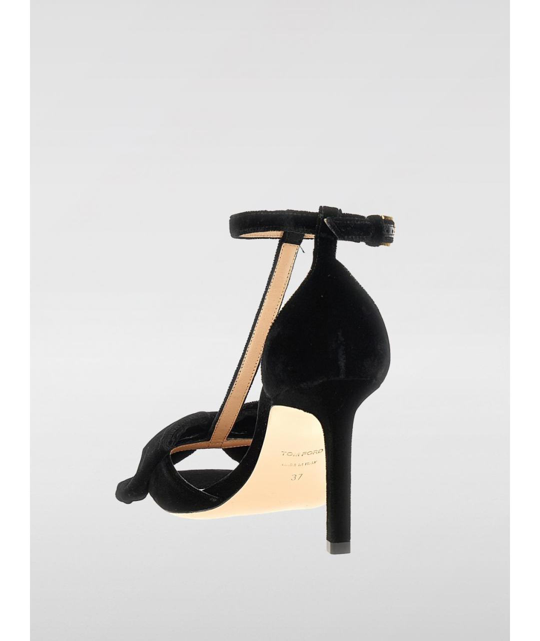TOM FORD Черные босоножки, фото 3
