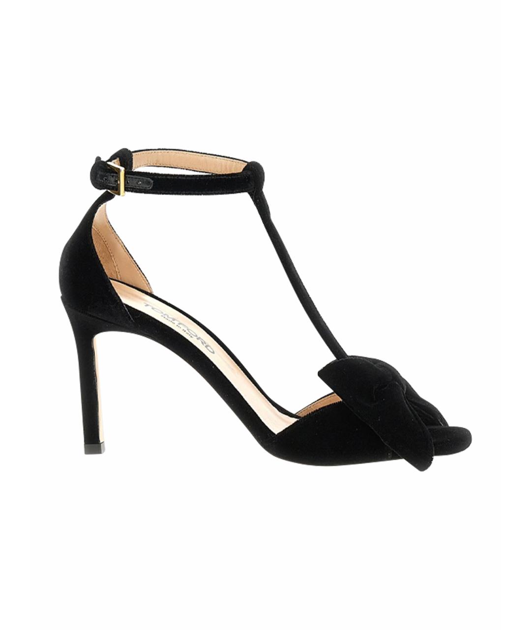 TOM FORD Черные босоножки, фото 1
