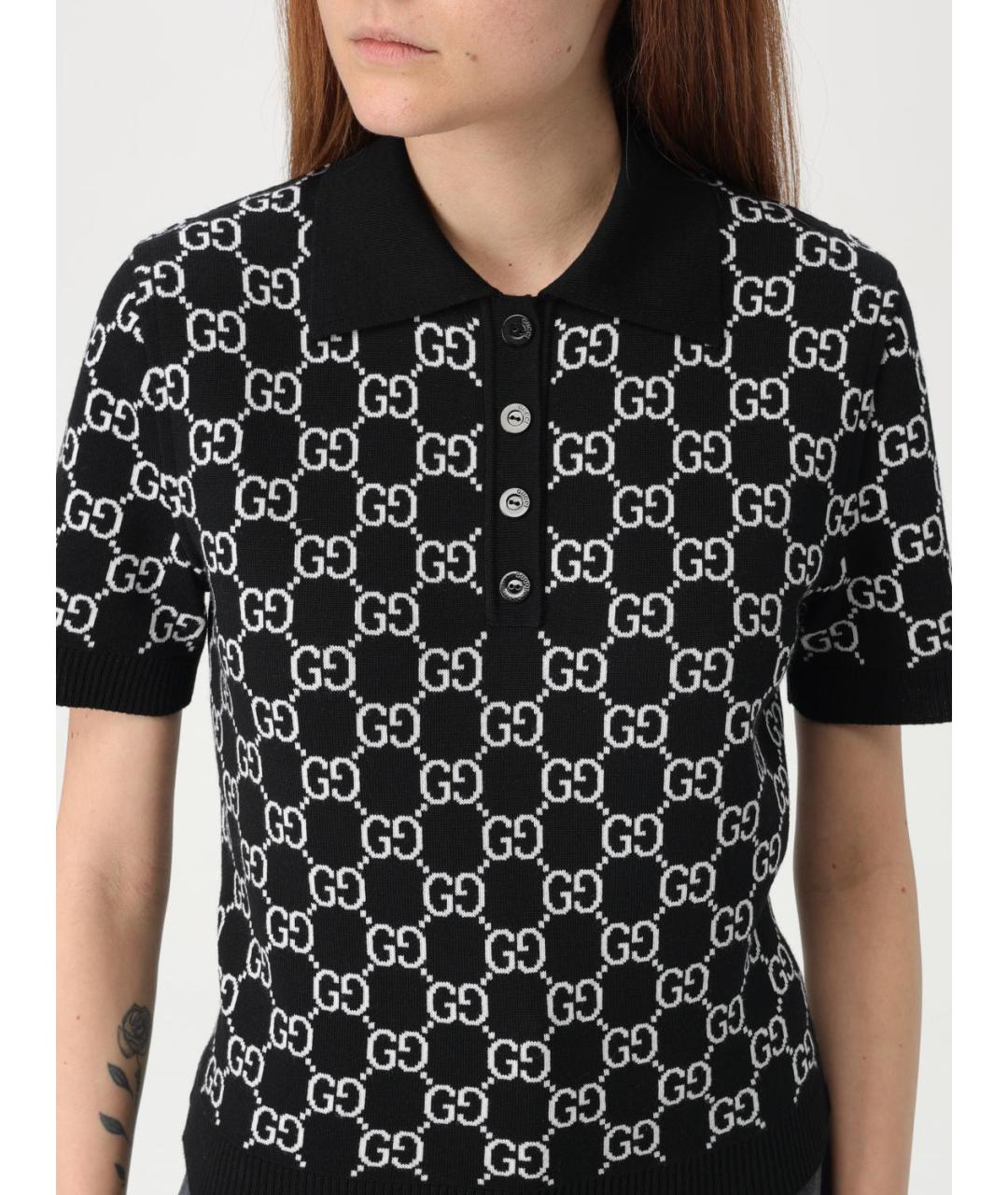 GUCCI Черный джемпер / свитер, фото 6