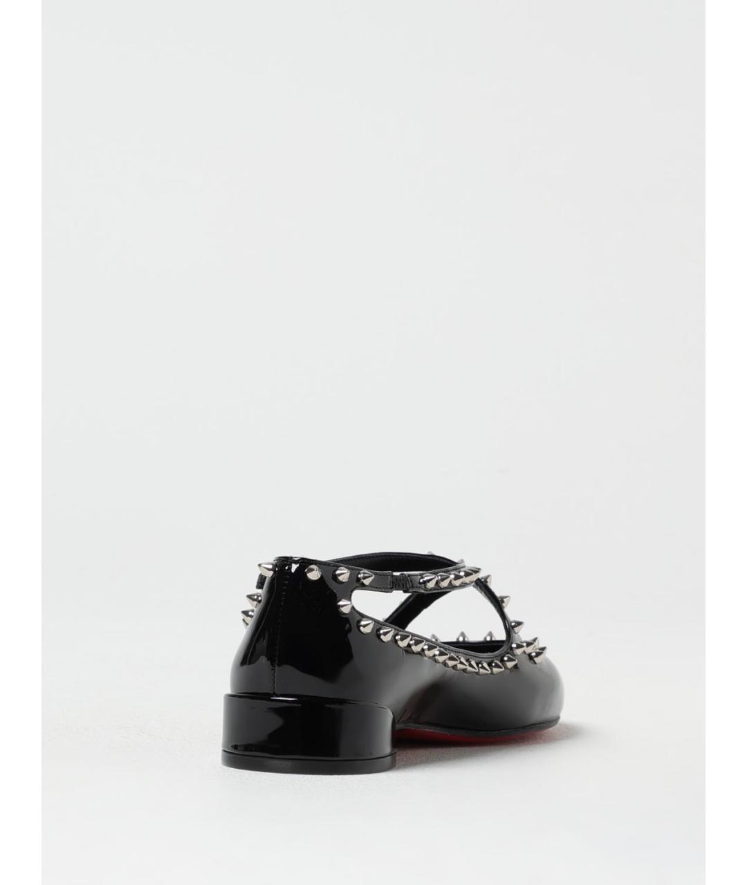 CHRISTIAN LOUBOUTIN Черные балетки, фото 3