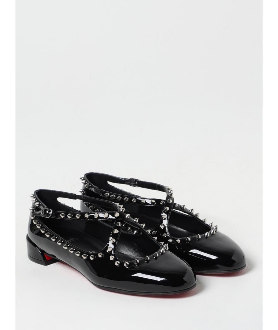CHRISTIAN LOUBOUTIN Черные балетки, фото 2