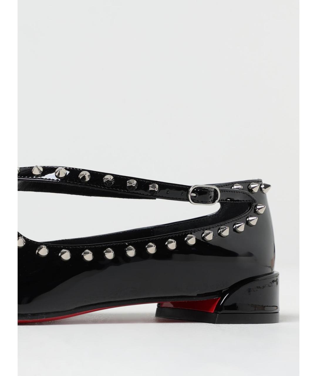 CHRISTIAN LOUBOUTIN Черные балетки, фото 4