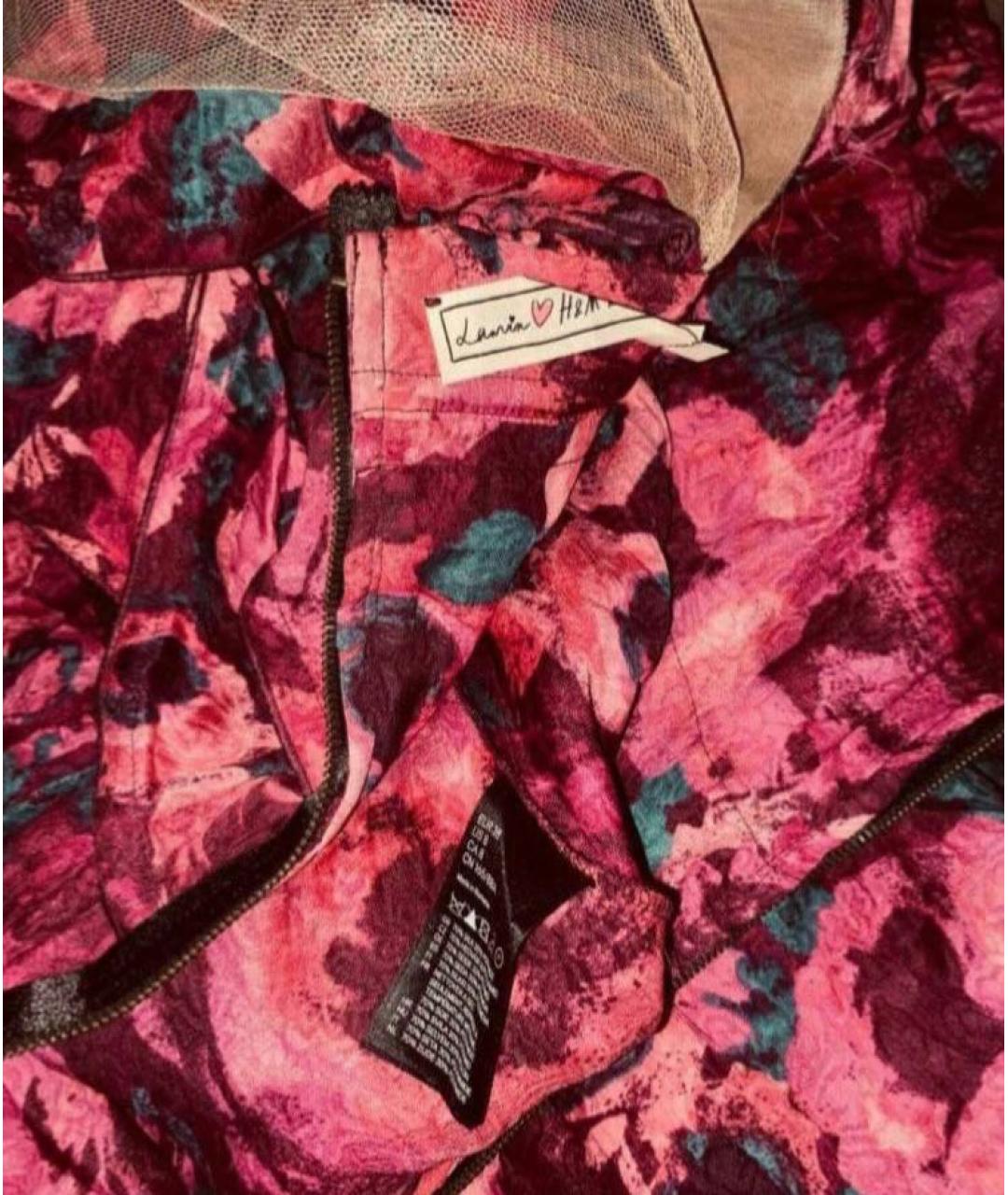 LANVIN Фуксия шелковое коктейльное платье, фото 4
