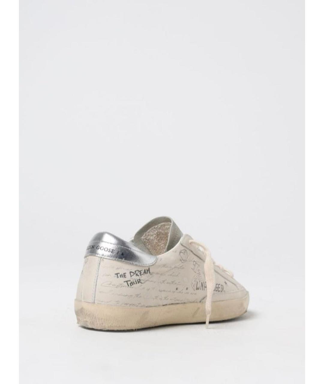 GOLDEN GOOSE DELUXE BRAND Белые замшевые кеды, фото 5
