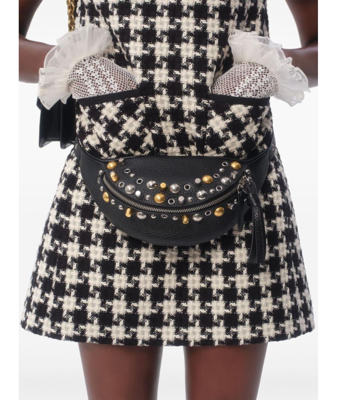 VALENTINO Черное шерстяное повседневное платье, фото 4