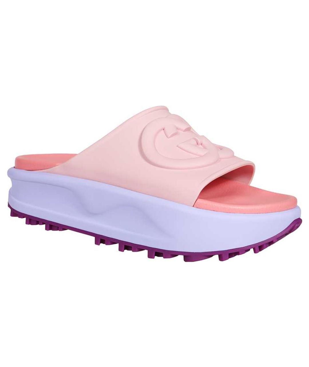 GUCCI Розовые шлепанцы, фото 3