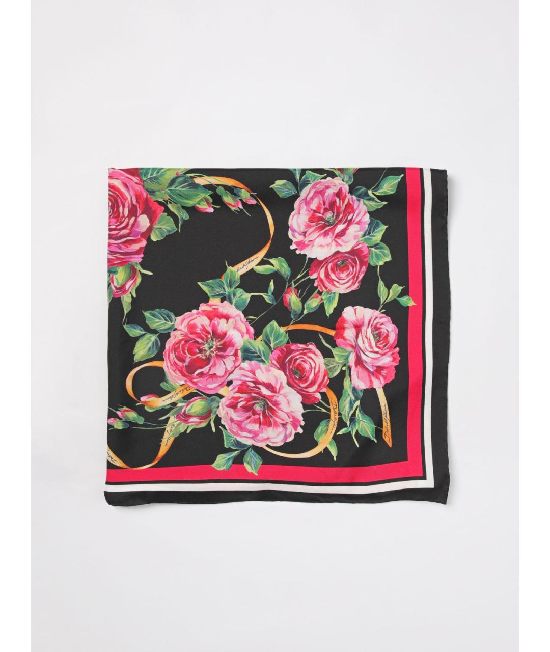DOLCE&GABBANA Мульти шелковый платок, фото 4