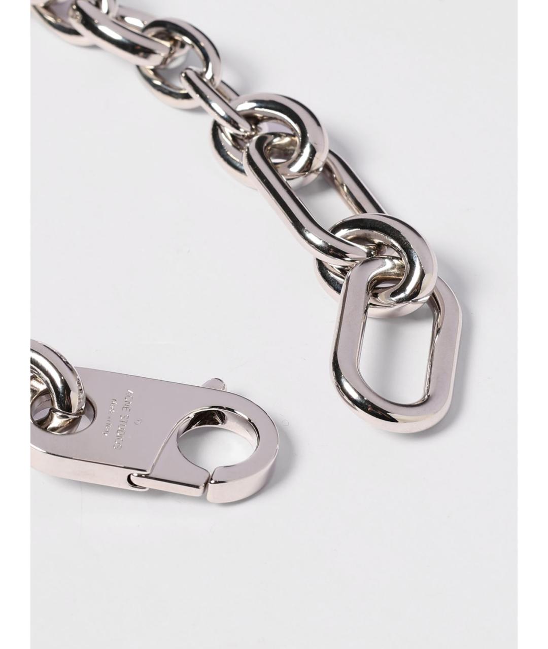ACNE STUDIOS Серебряное латунное колье, фото 2