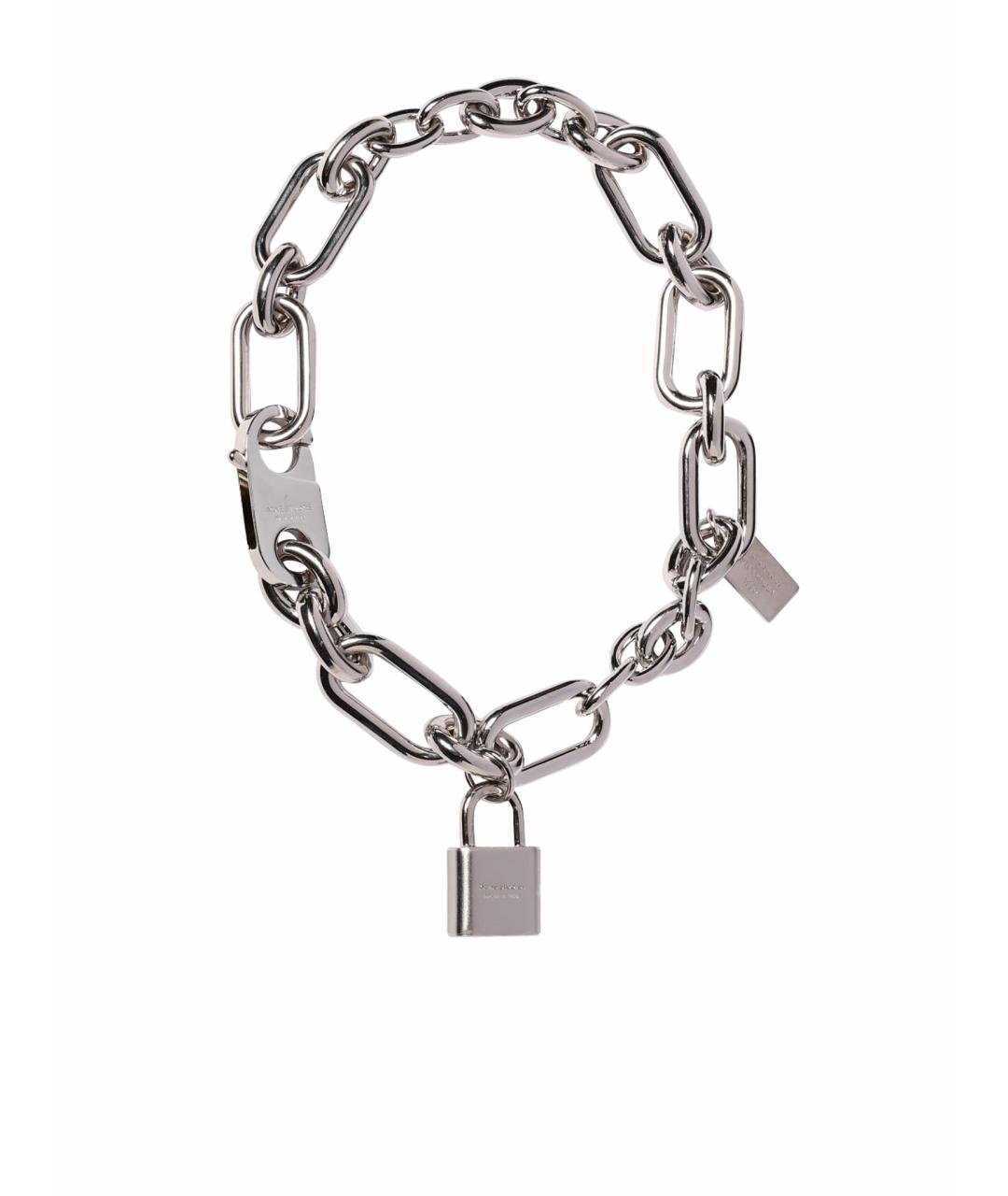 ACNE STUDIOS Серебряное латунное колье, фото 1