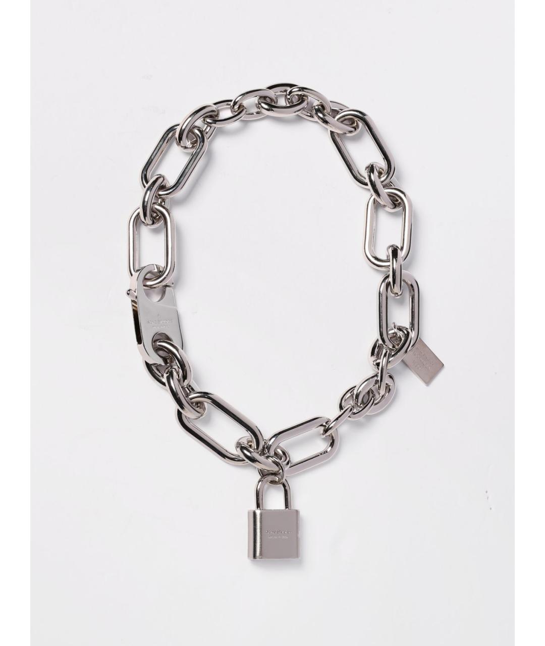 ACNE STUDIOS Серебряное латунное колье, фото 4
