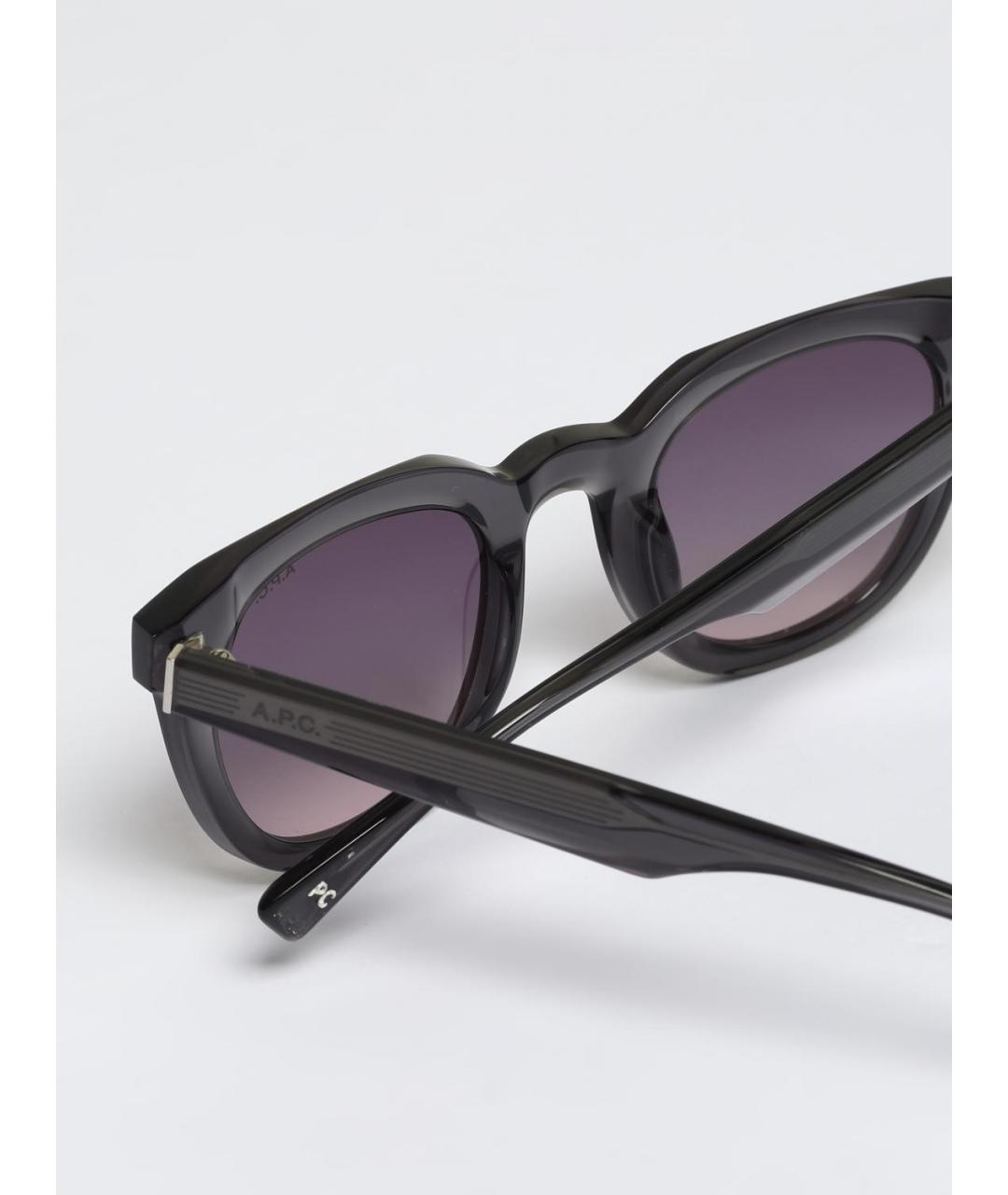 A.P.C. Черные солнцезащитные очки, фото 5