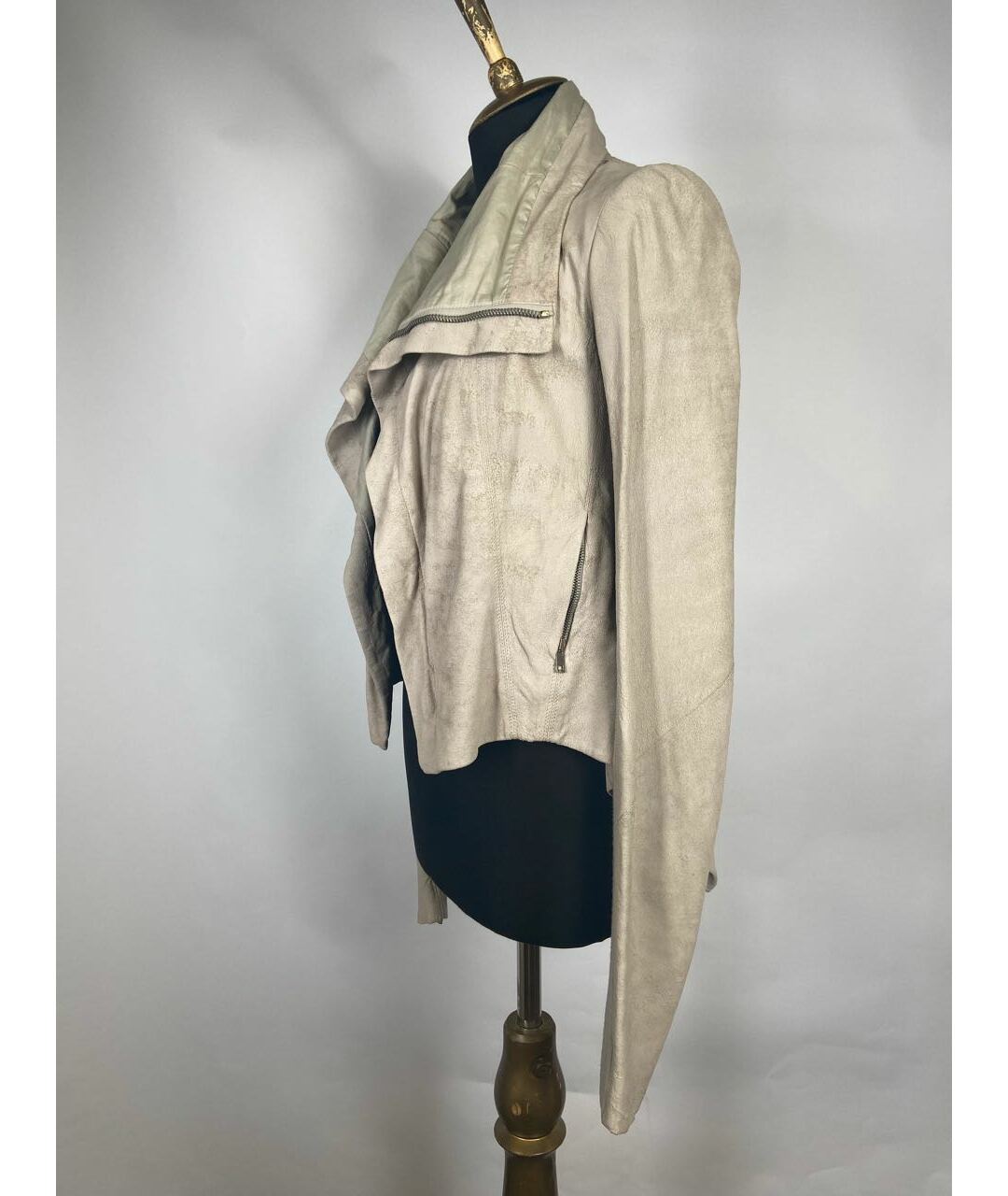 RICK OWENS Бежевая куртка, фото 4