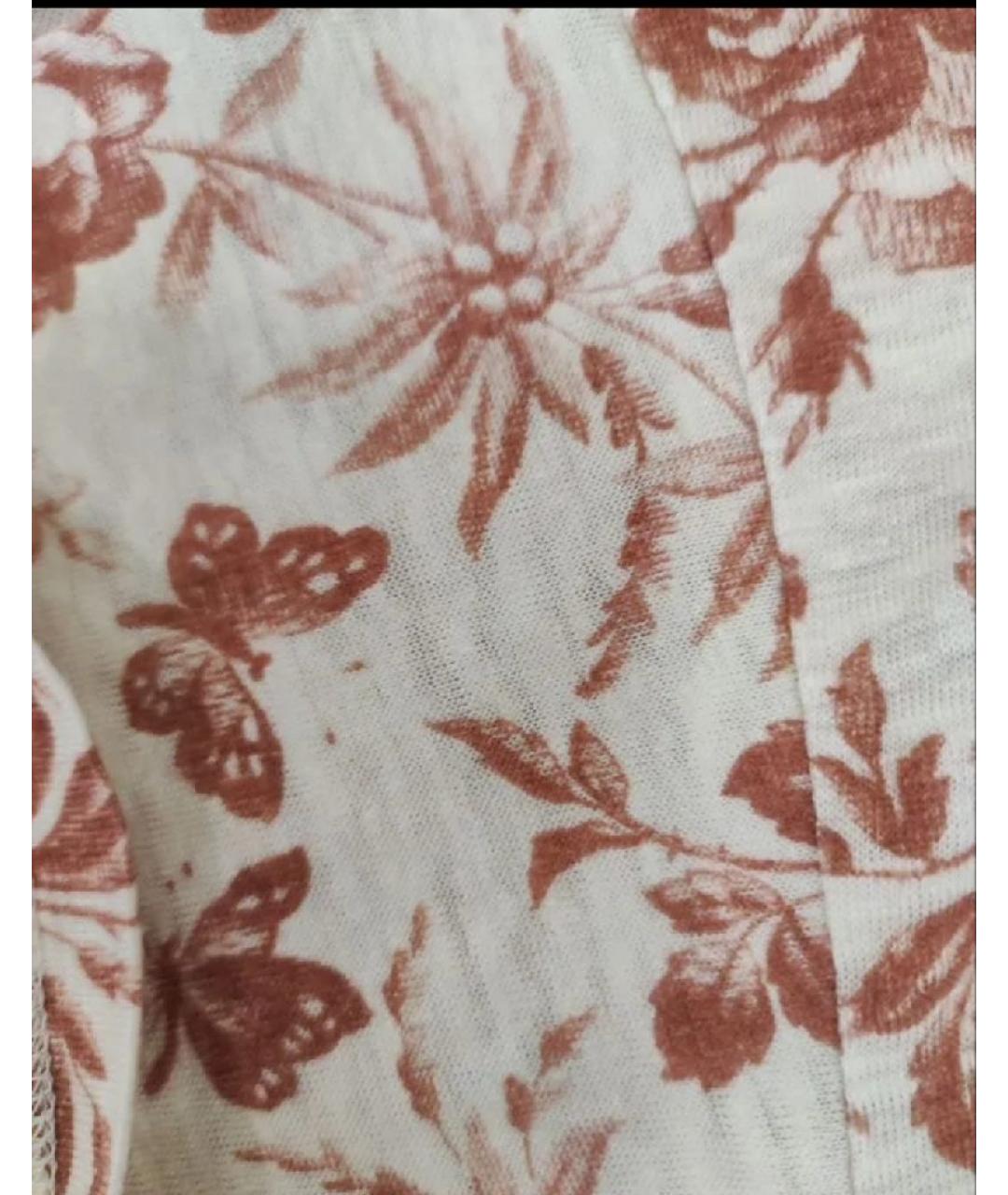 GUCCI Бежевая льняная футболка, фото 7