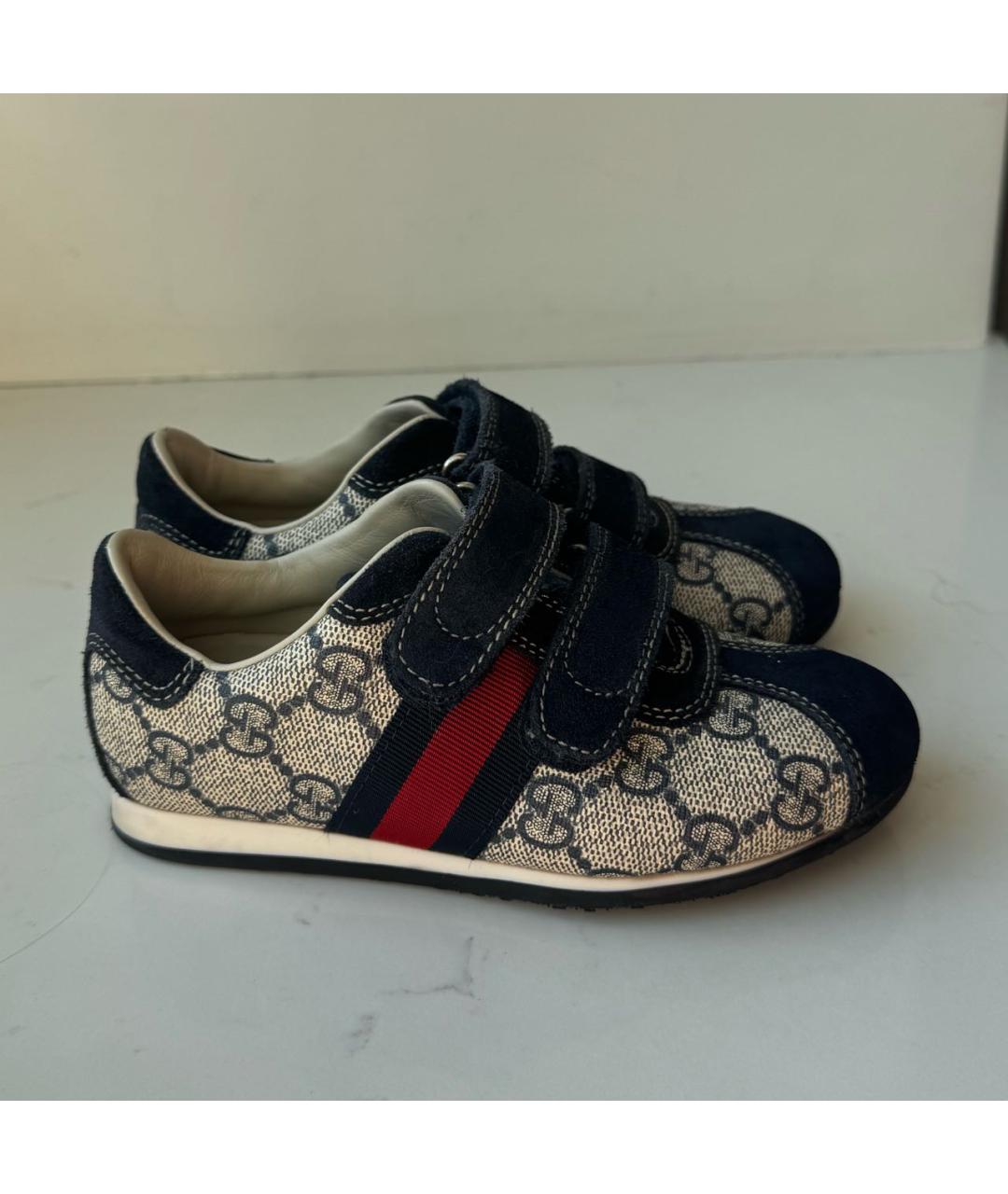 GUCCI Темно-синие замшевые лоферы и мокасины, фото 5