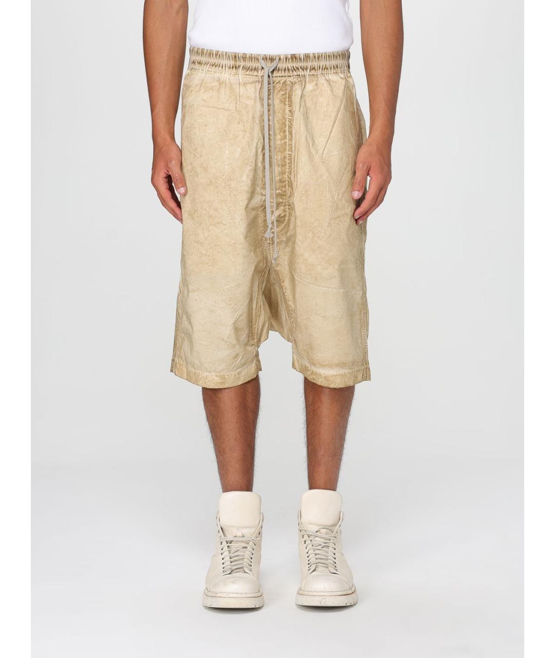 RICK OWENS DRKSHDW Бежевые шорты, фото 6
