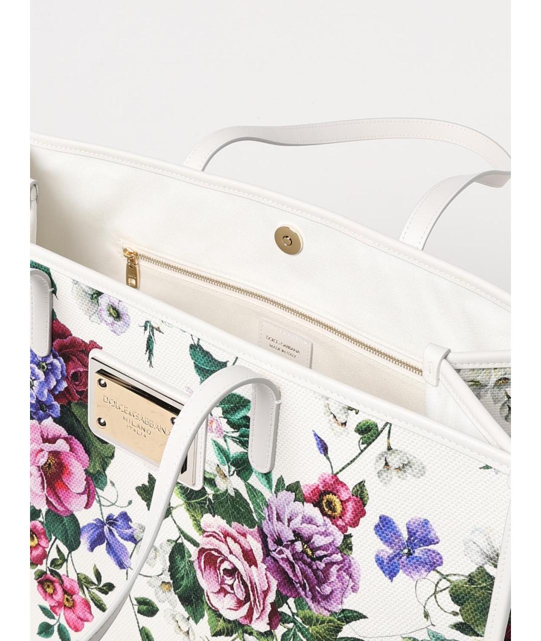 DOLCE&GABBANA Мульти жаккардовая сумка тоут, фото 5