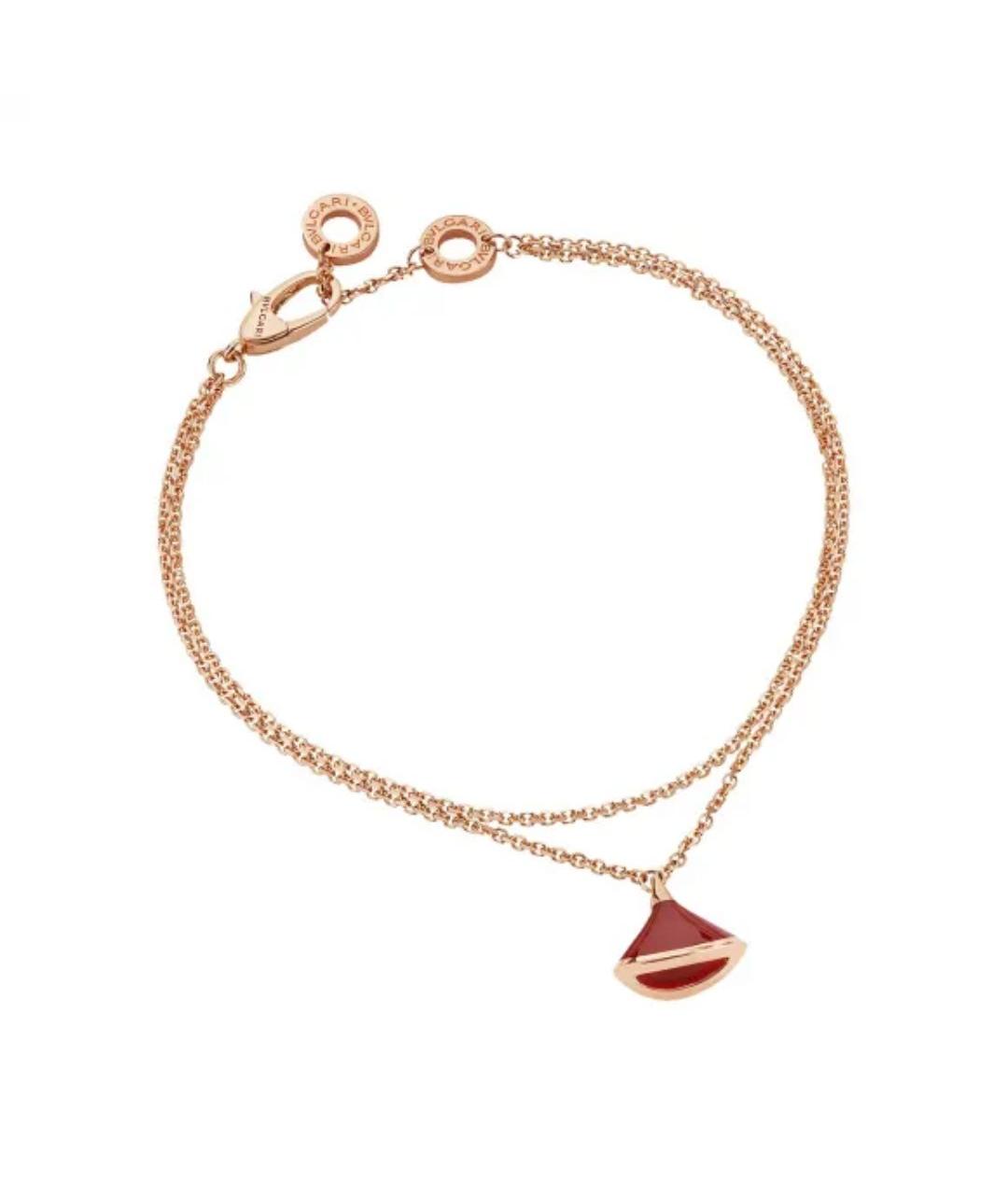 BVLGARI Красный браслет из розового золота, фото 1