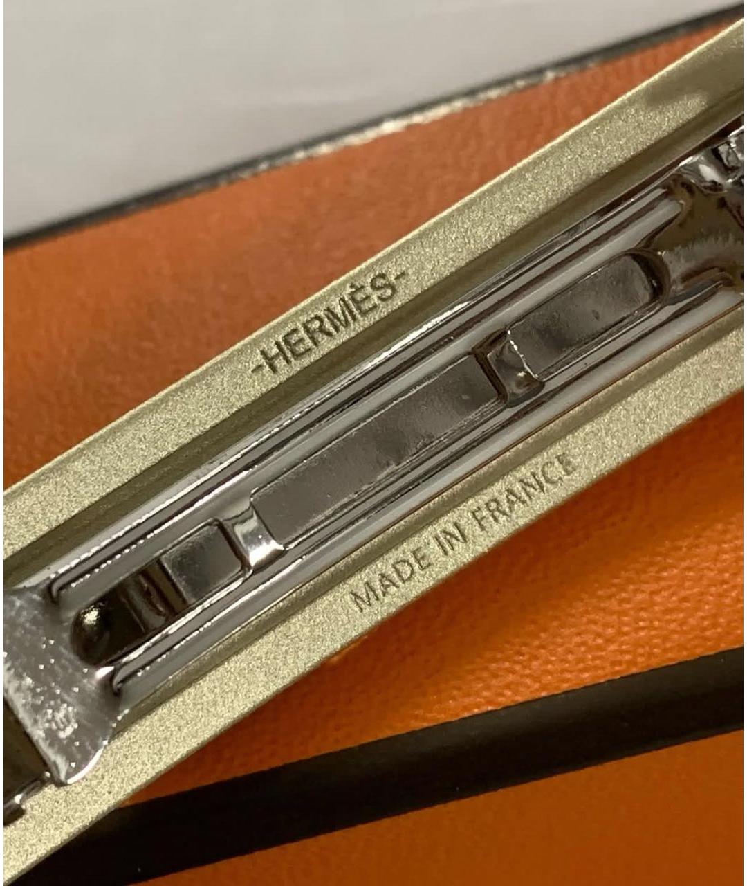 HERMES Золотая заколка, фото 7