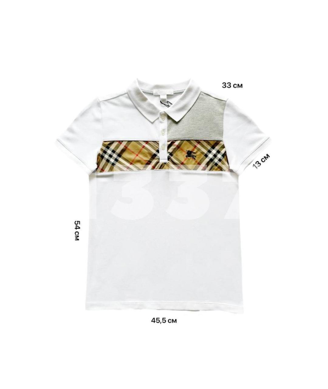 BURBERRY Мульти хлопковая детская футболка, фото 2