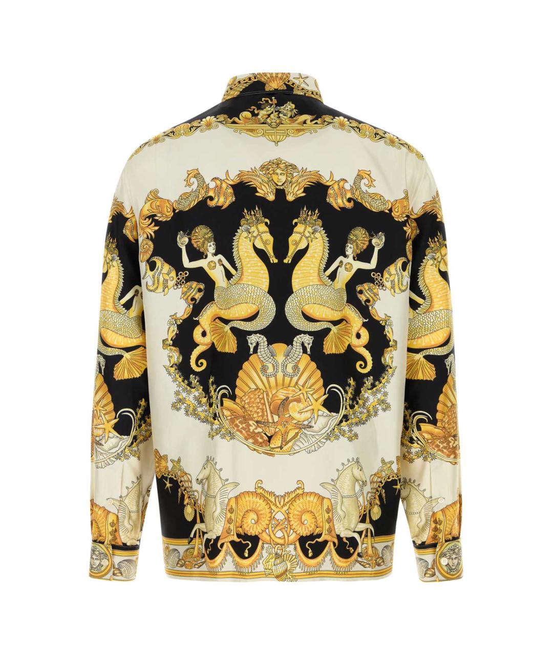 VERSACE Мульти шелковая кэжуал рубашка, фото 2