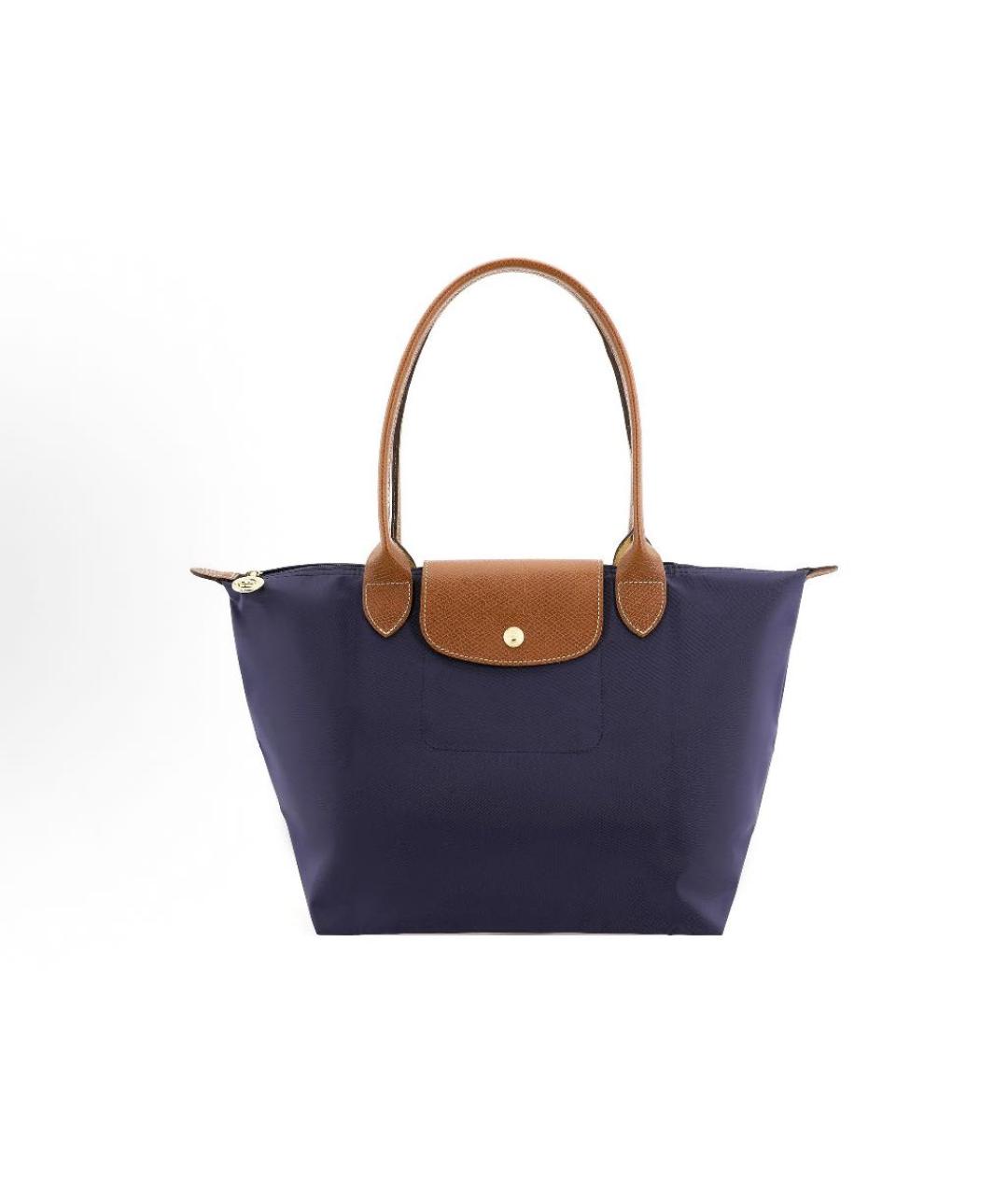 LONGCHAMP Темно-синяя сумка тоут, фото 4