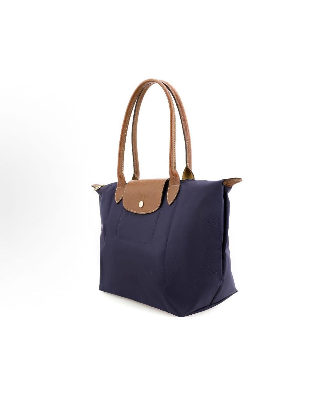 LONGCHAMP Темно-синяя сумка тоут, фото 2