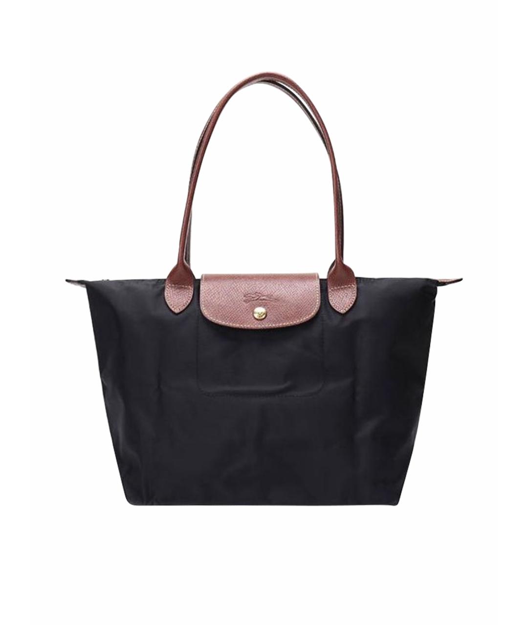 LONGCHAMP Черная сумка тоут, фото 1