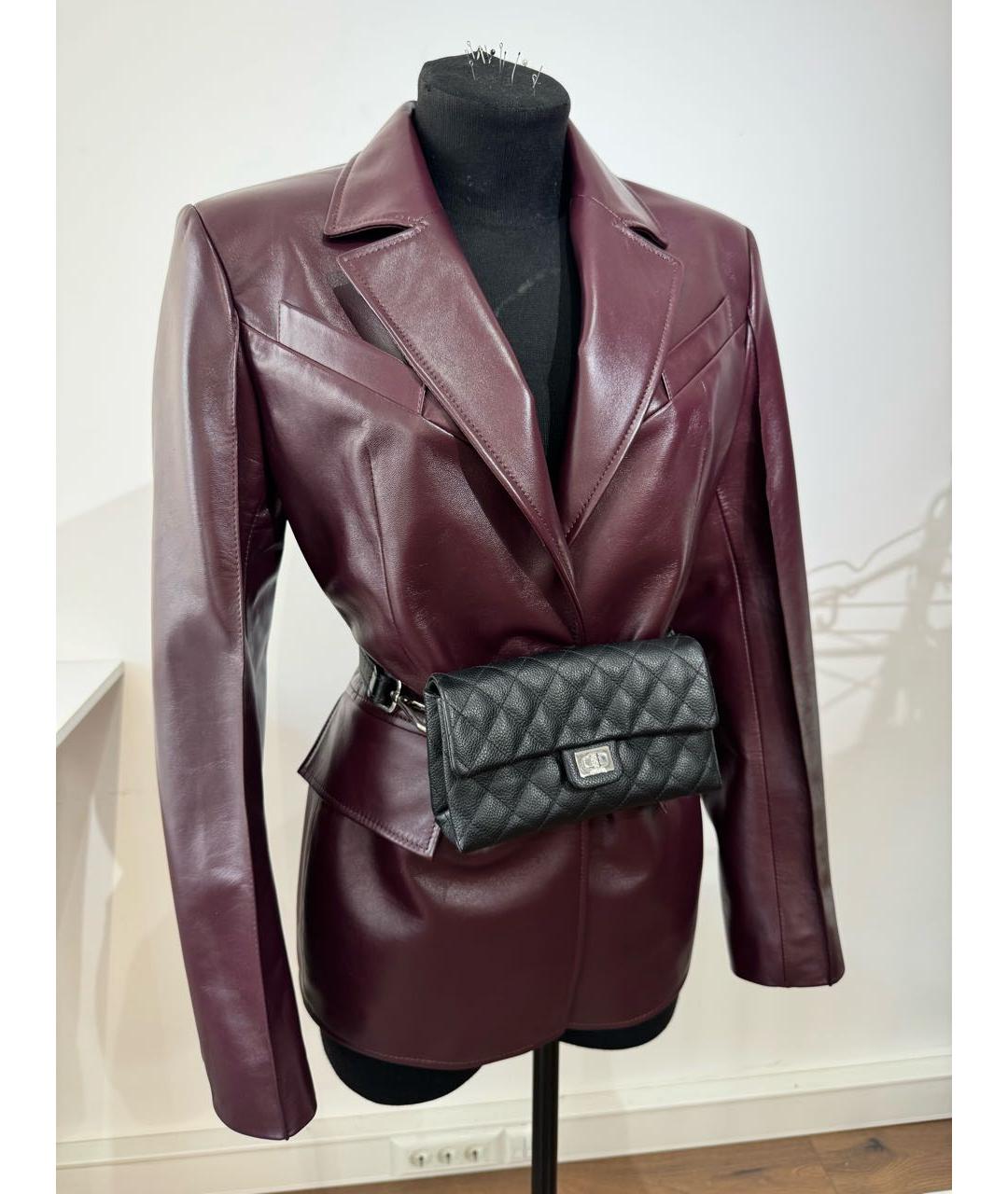 CHANEL Черная кожаная поясная сумка, фото 6