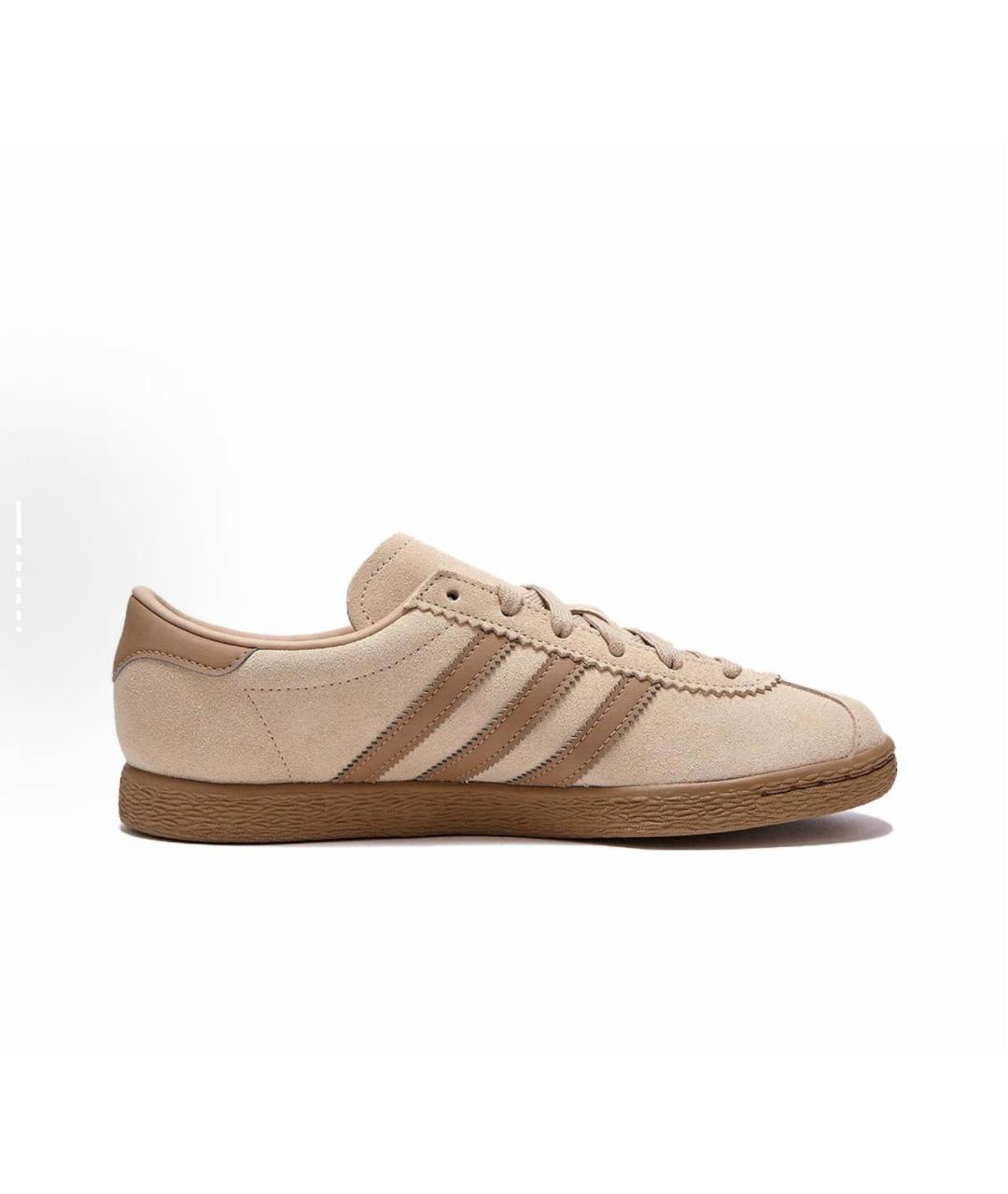 ADIDAS Коричневые кожаные кроссовки, фото 6