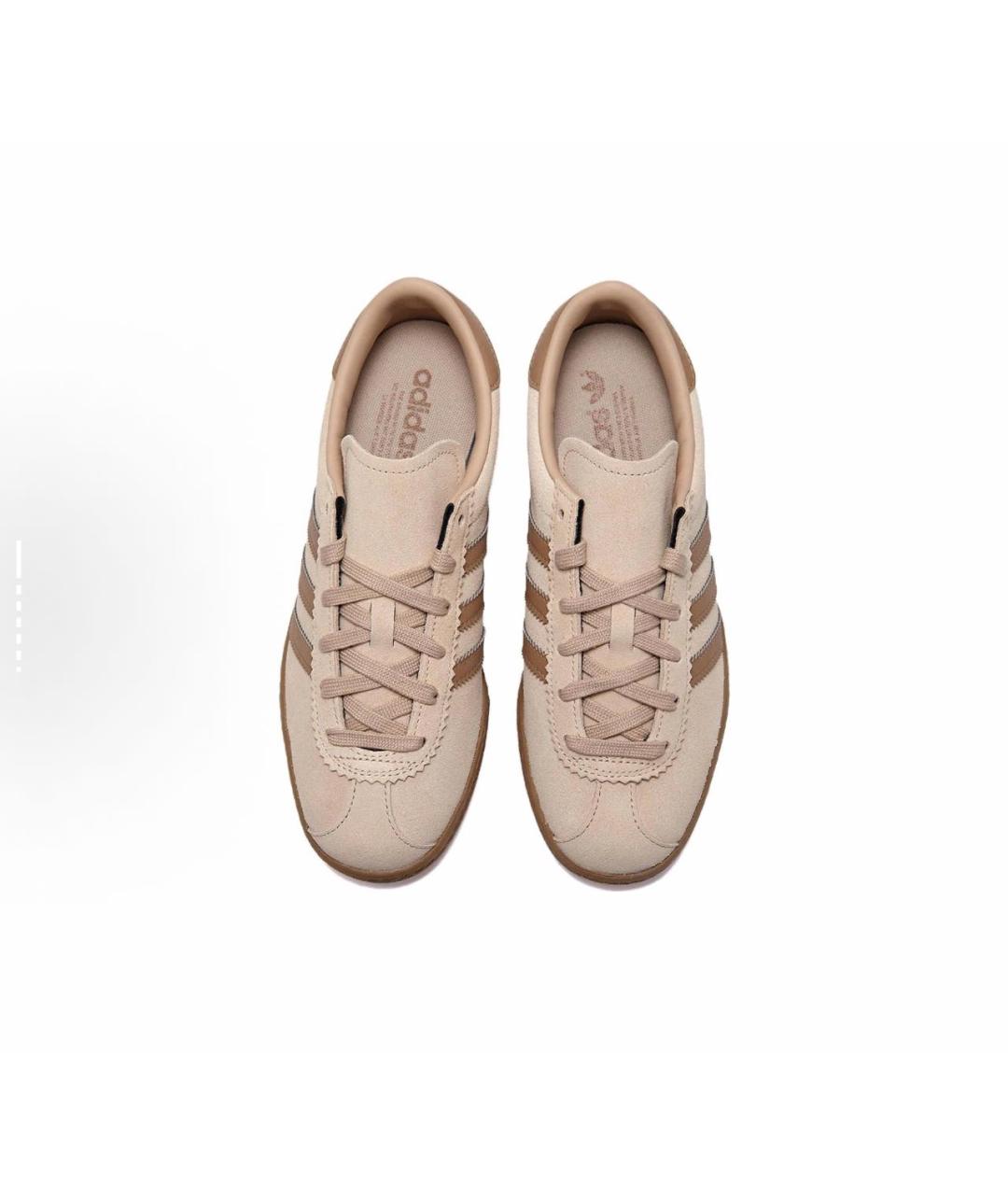 ADIDAS Коричневые кожаные кроссовки, фото 4