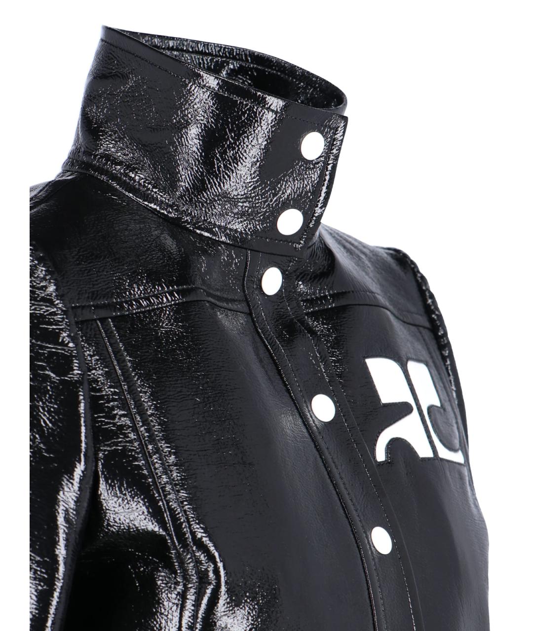 COURREGES Черная куртка, фото 4