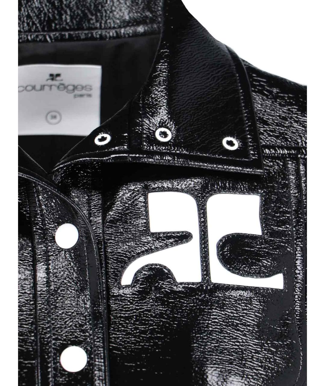 COURREGES Черная куртка, фото 3