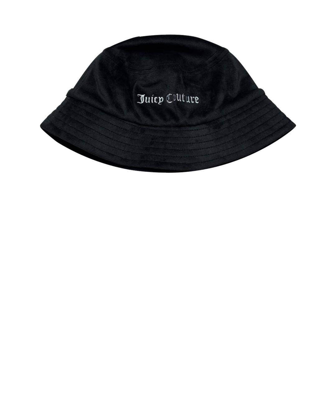 JUICY COUTURE Черная хлопковая панама, фото 1