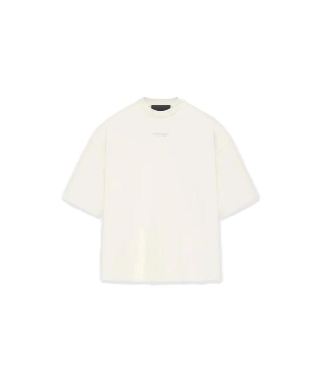 FEAR OF GOD ESSENTIALS Белая хлопковая футболка, фото 1