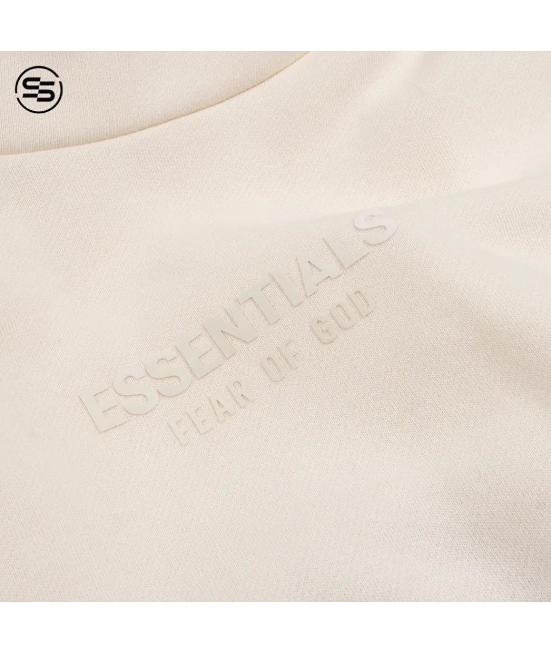 FEAR OF GOD ESSENTIALS Белая хлопковая футболка, фото 3