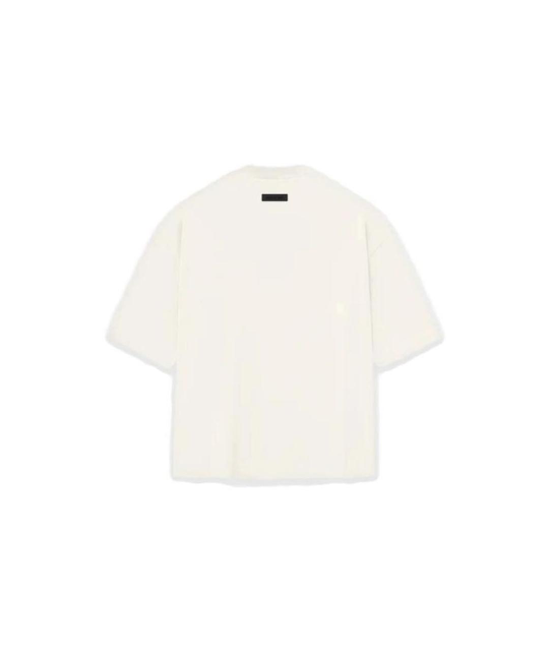 FEAR OF GOD ESSENTIALS Белая хлопковая футболка, фото 2