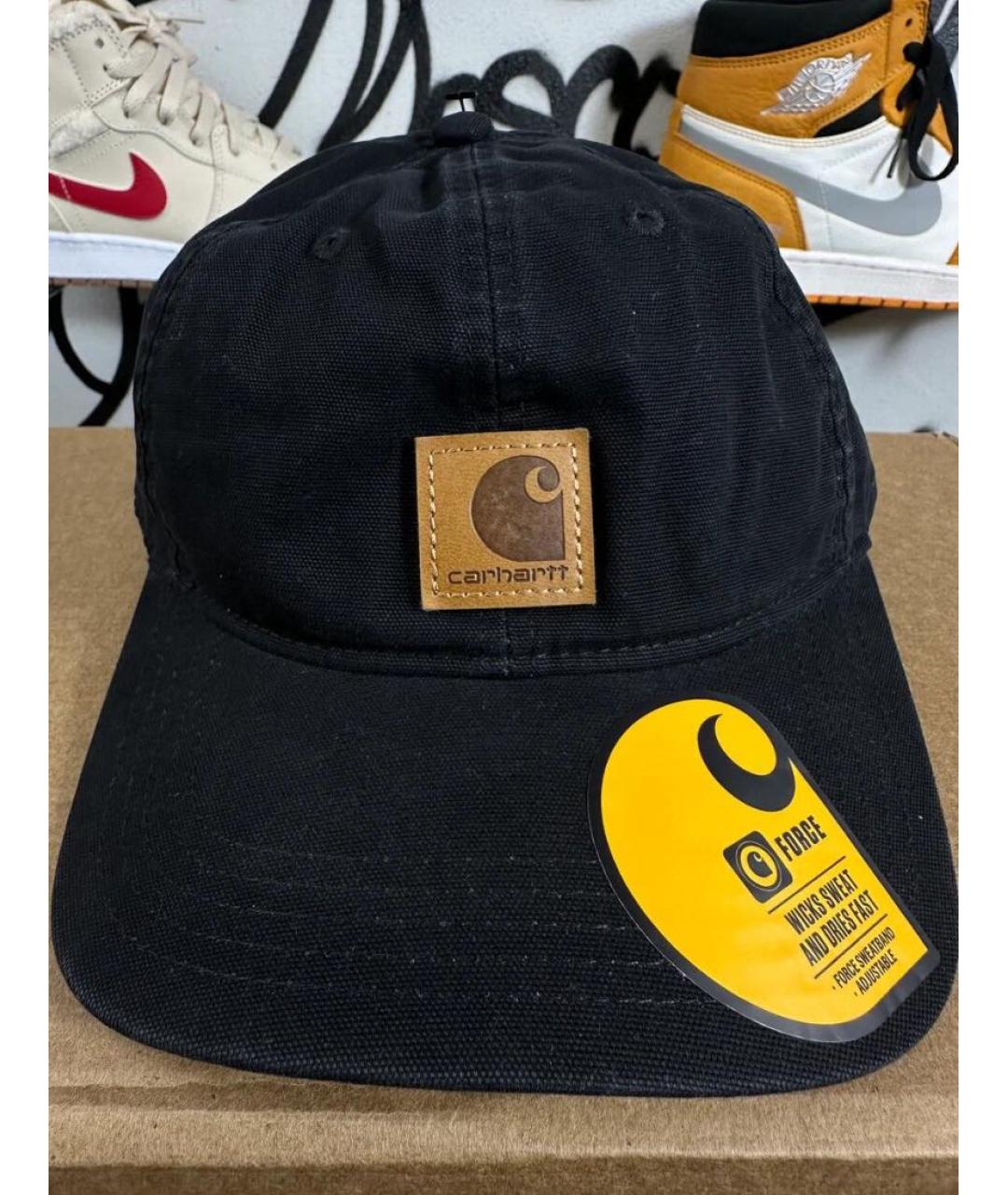 CARHARTT Черная хлопковая кепка/бейсболка, фото 3