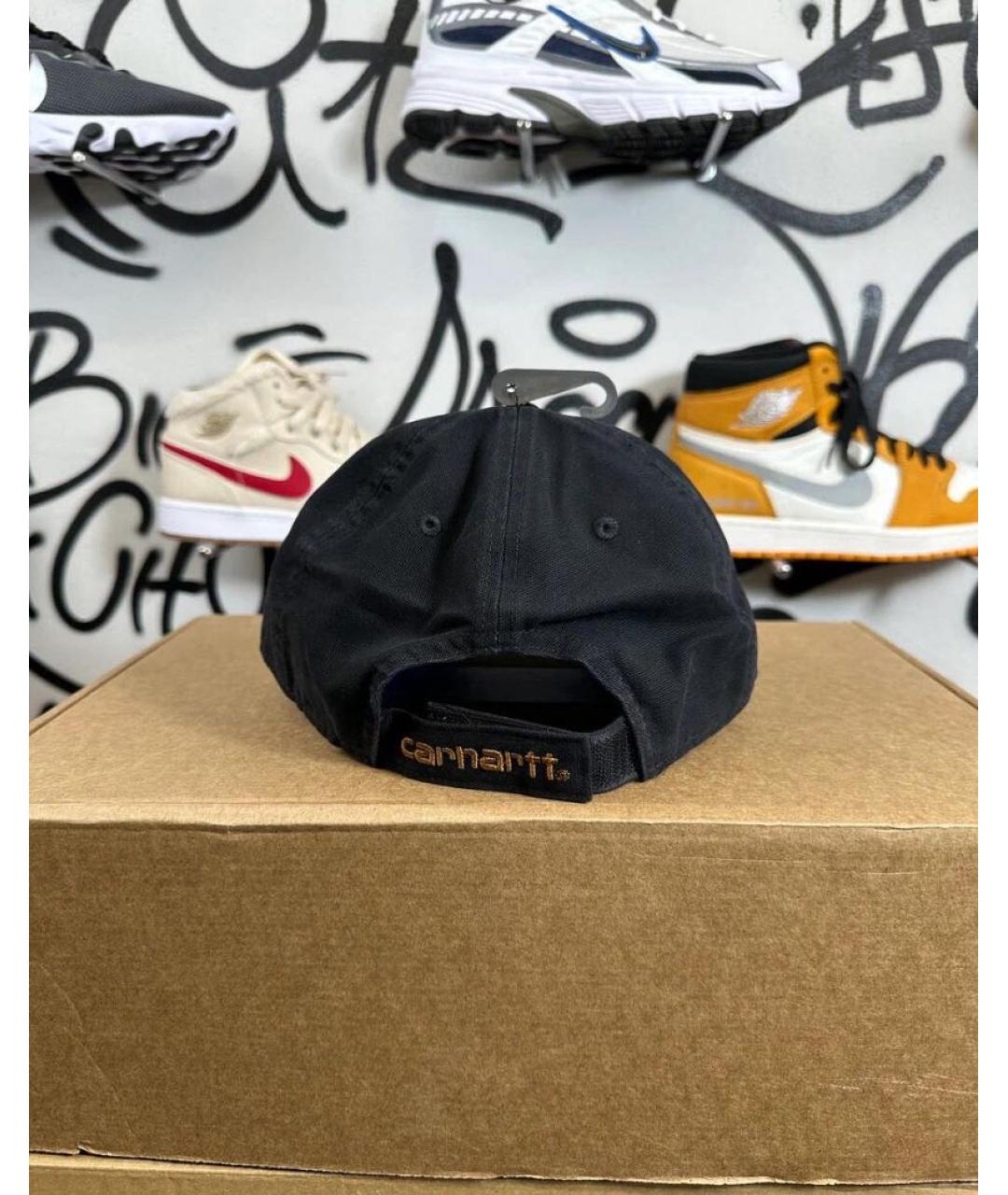 CARHARTT Черная хлопковая кепка/бейсболка, фото 5