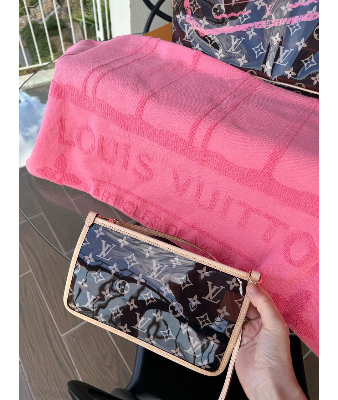 LOUIS VUITTON Коричневая пляжная сумка, фото 6