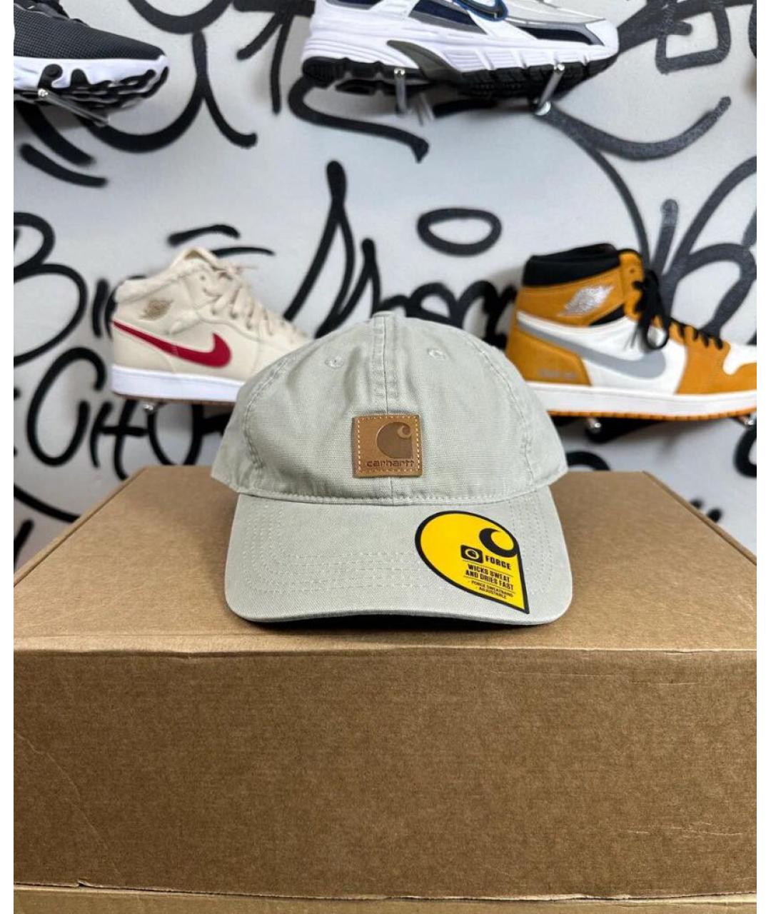 CARHARTT Серая хлопковая кепка/бейсболка, фото 3