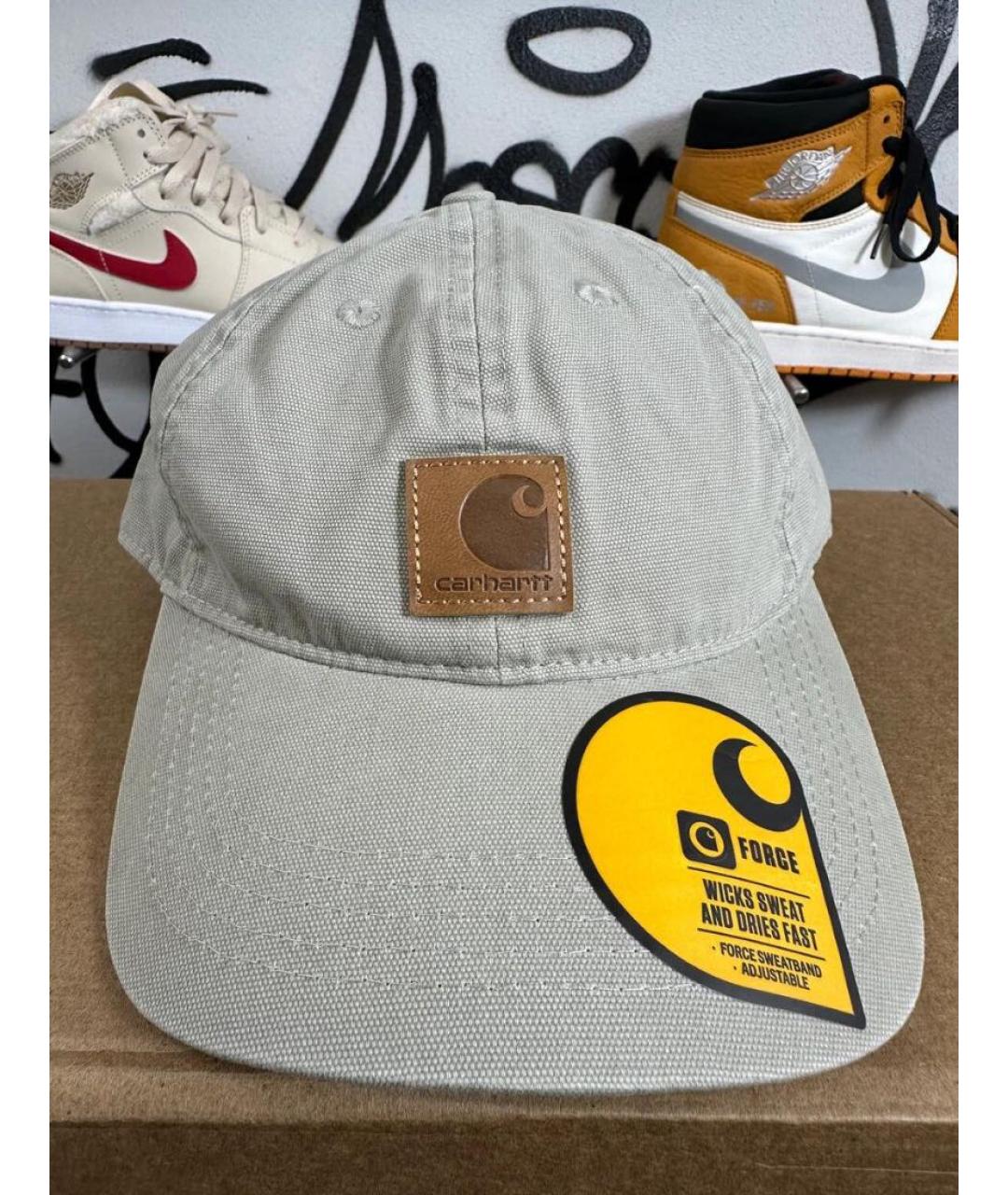 CARHARTT Серая хлопковая кепка/бейсболка, фото 4