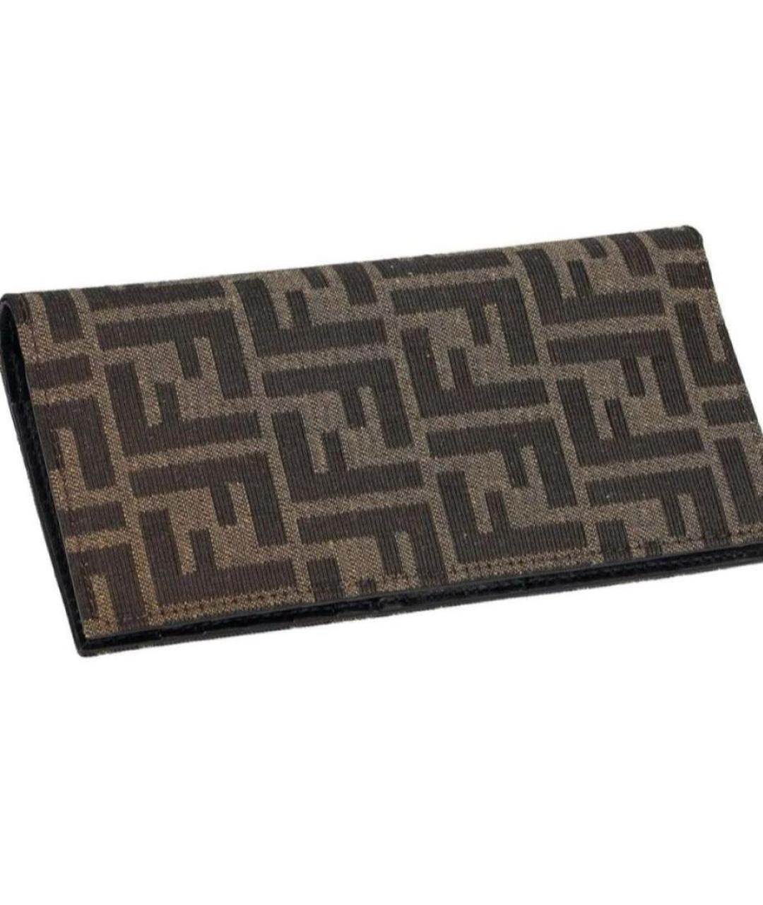 FENDI Коричневый кошелек, фото 4