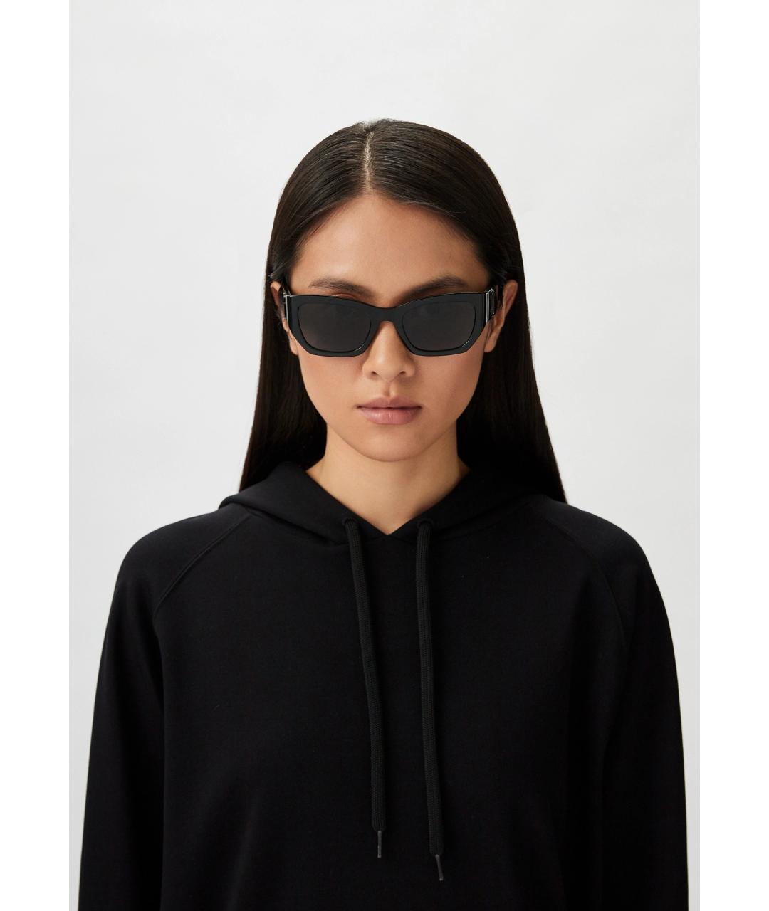 MARC JACOBS Черные пластиковые солнцезащитные очки, фото 4