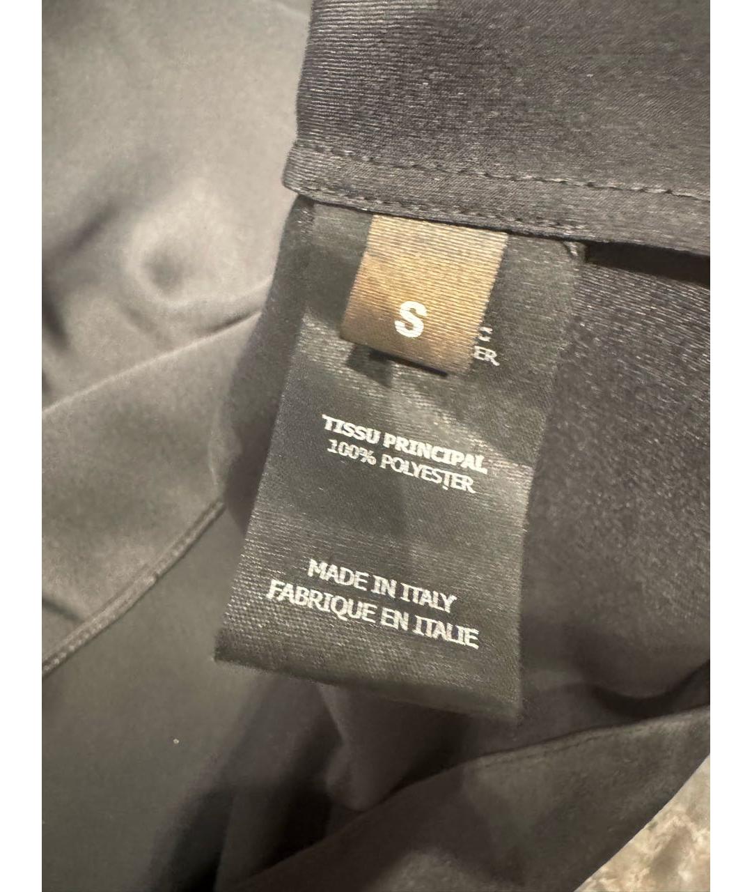 VETEMENTS Черное полиэстеровое платье, фото 2