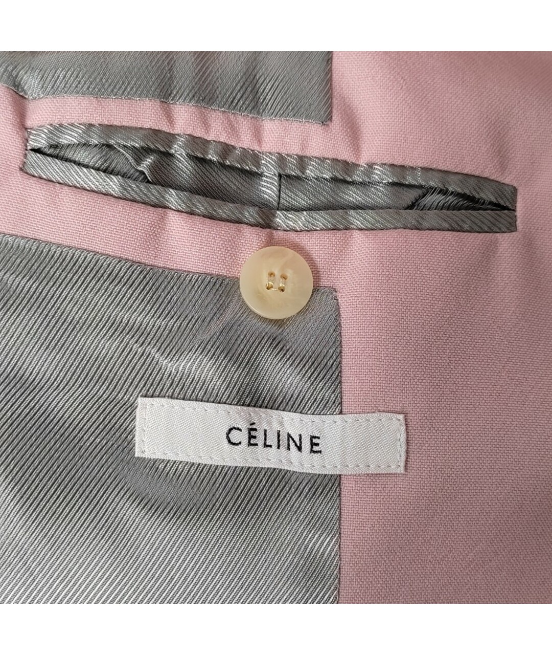 CELINE PRE-OWNED Розовый шерстяной жакет/пиджак, фото 6