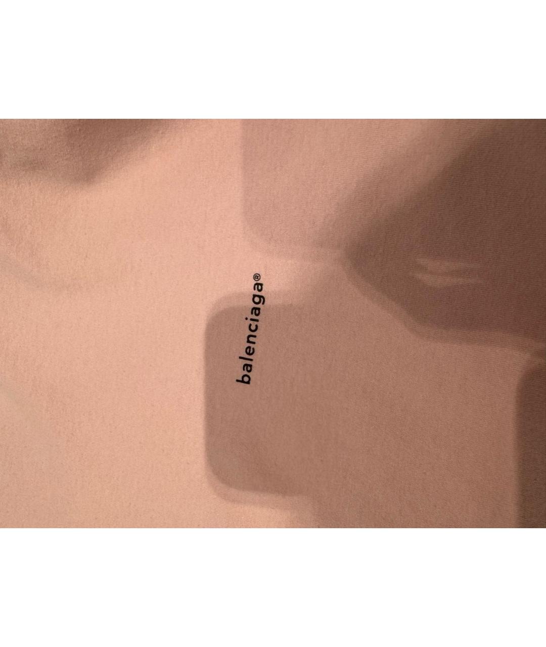 BALENCIAGA Розовая футболка, фото 4