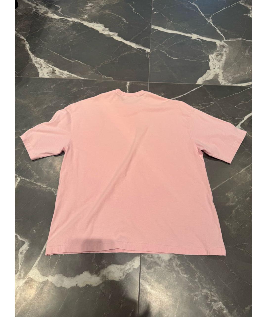 BALENCIAGA Розовая футболка, фото 2